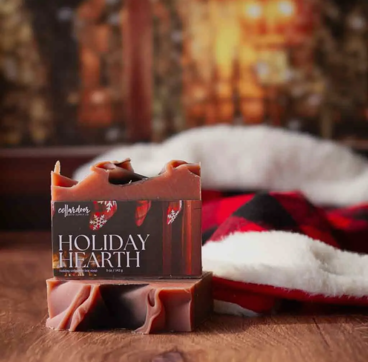 *Holiday Hearth Bar Soap*