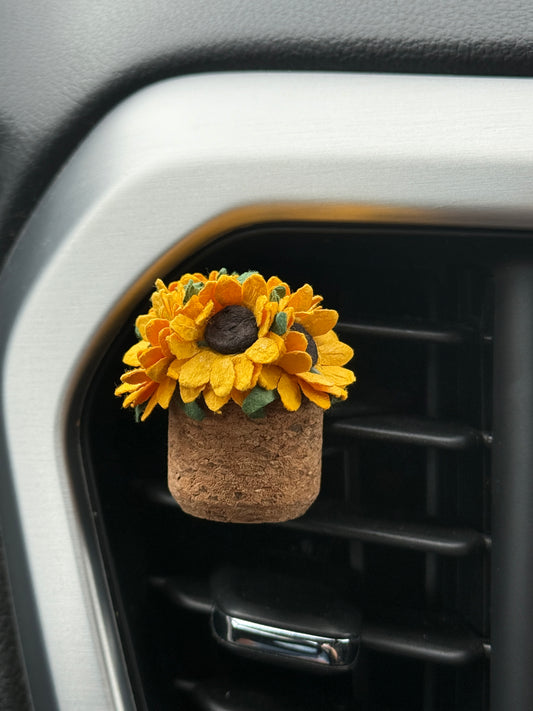 Plant Car Diffuser - Sunflower