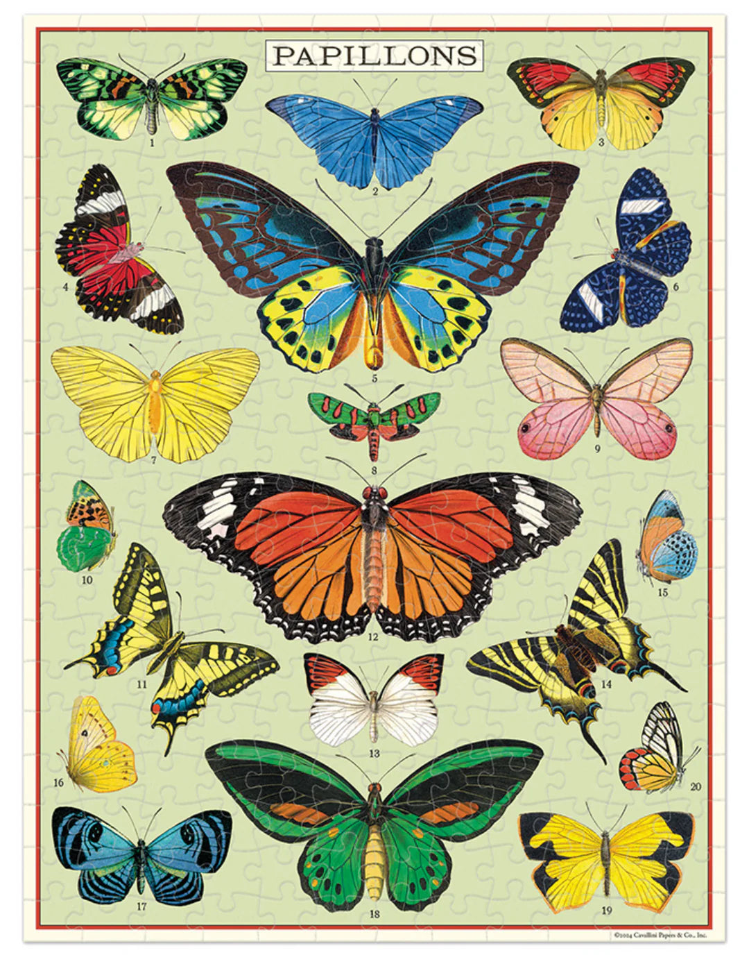 Mini Puzzle - Butterflies