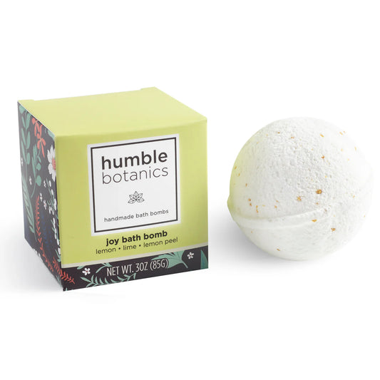 Energizing Joy Bath Bomb - lemon, lime & lemon peel