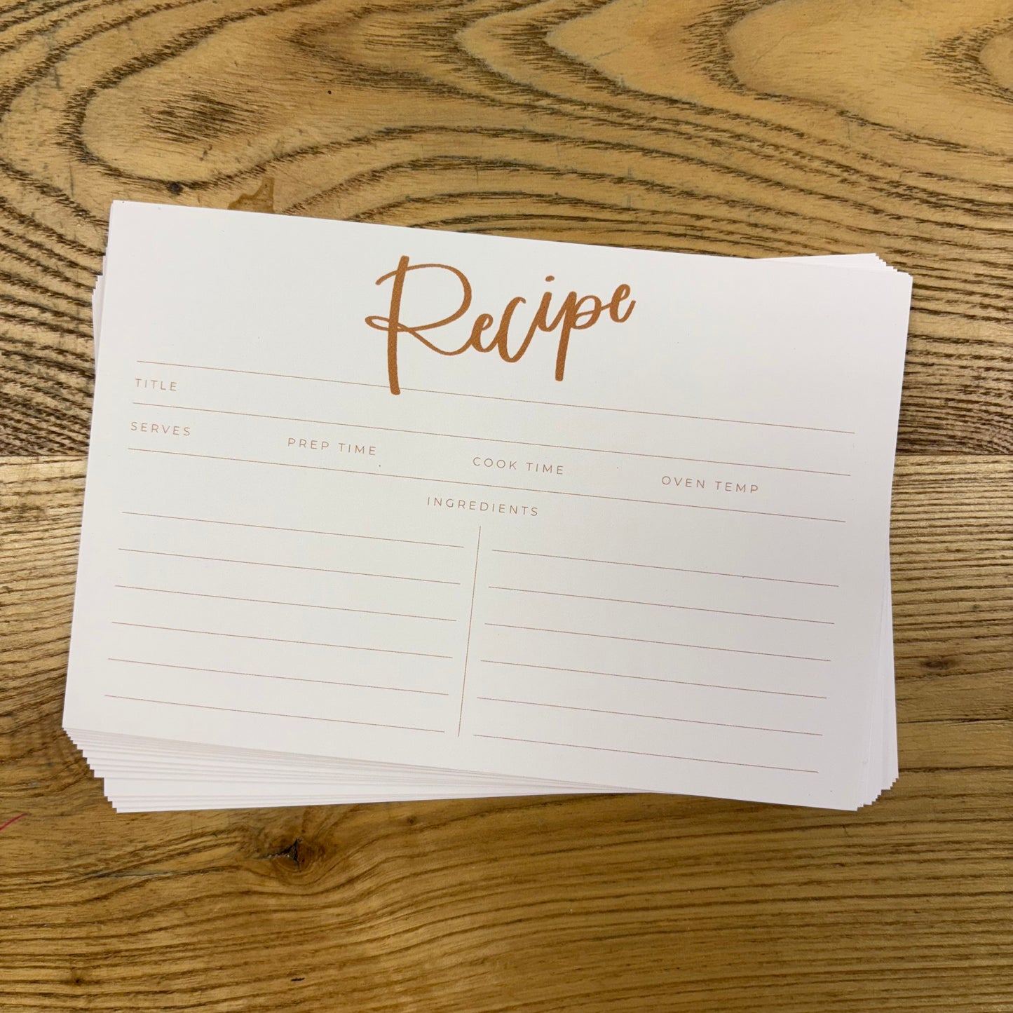 Recipe Cards
