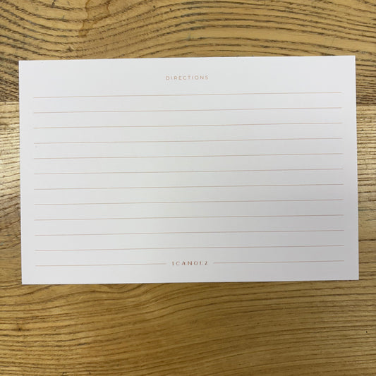 Recipe Cards