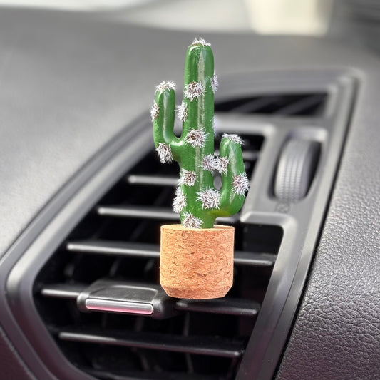 Plant Car Diffuser - Spiky Cactus