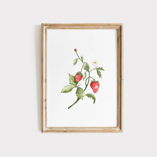 Art Print | Sweet Strawberries