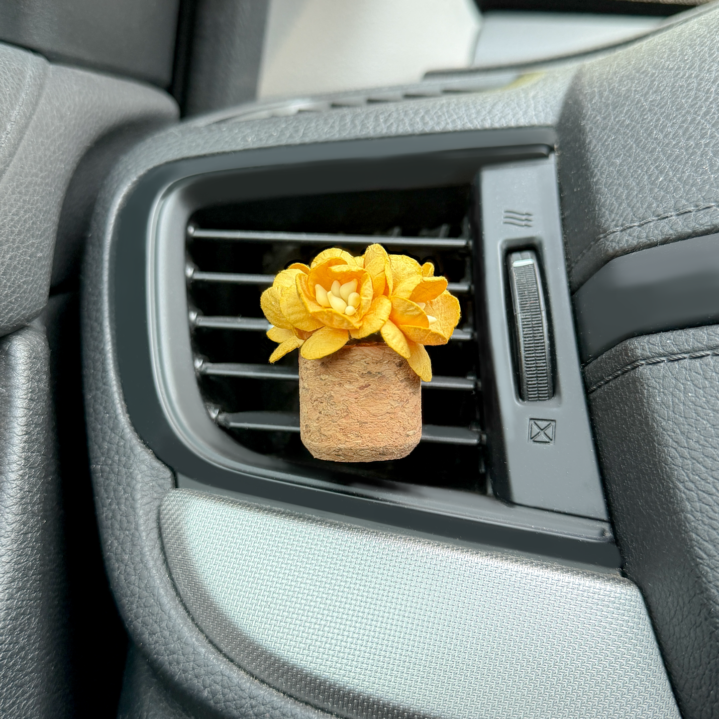 Ochre Fall Flower | Plant Car Diffuesr