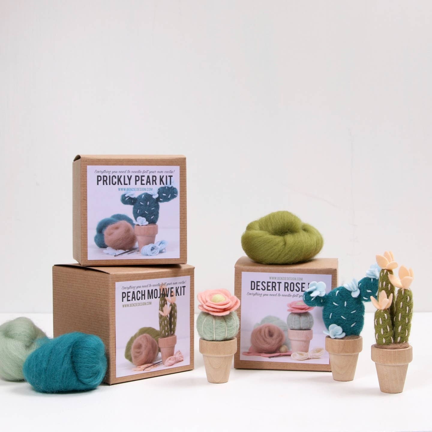 Needle Felting Kit - Desert Rose