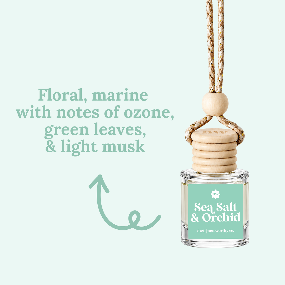 Sea Salt & Orchid | Car Diffuser