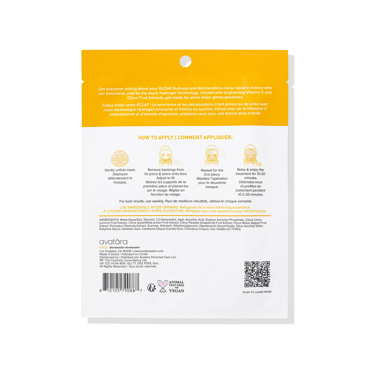 Vitamin C Brightening Hydrogel Mask