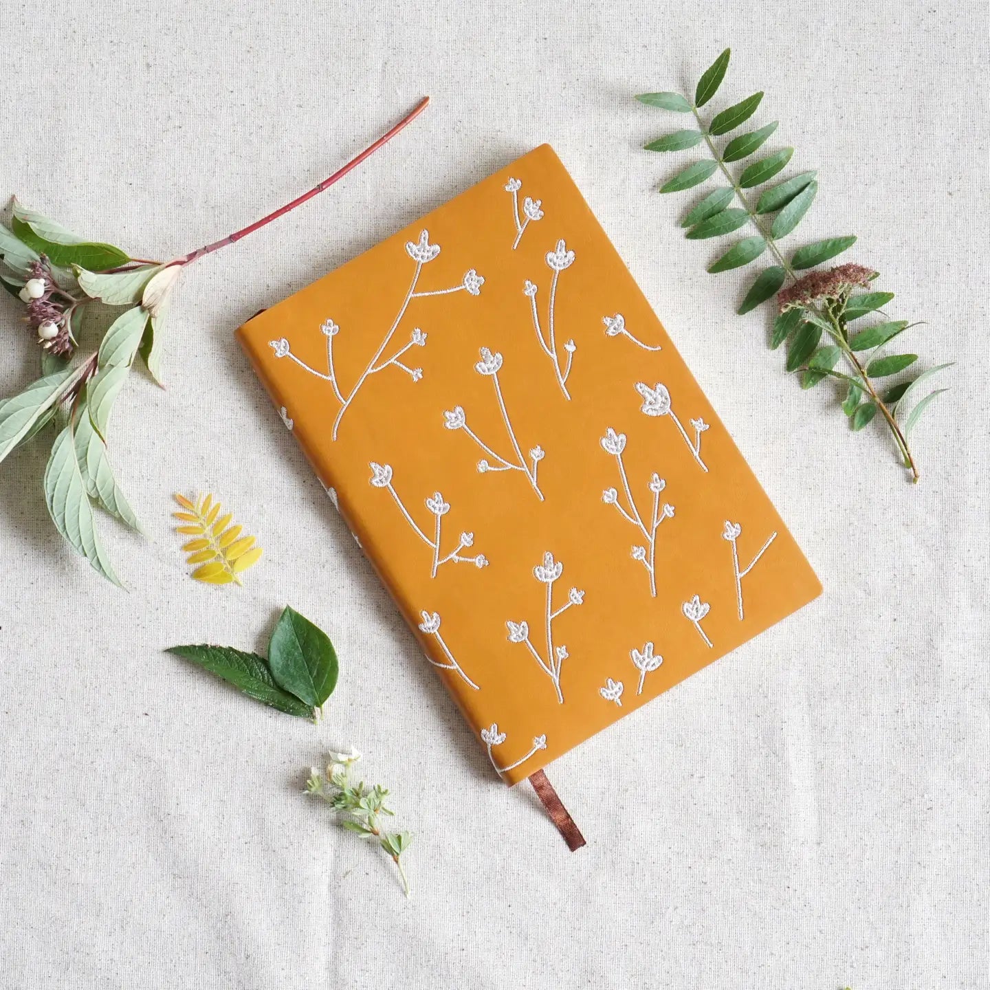 Embroidered Journal Notebook