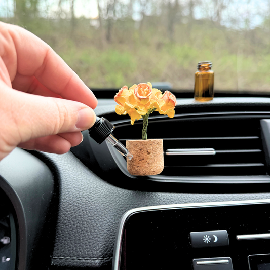Whimsical Daffodil | Plant Car Diffuser