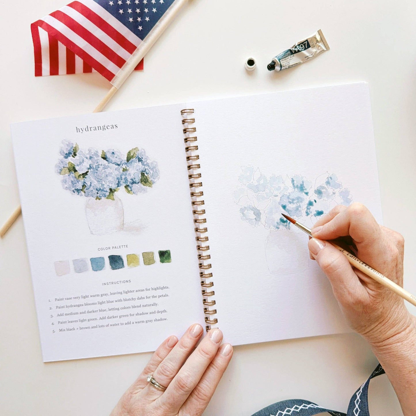 Watercolor Workbook - Americana