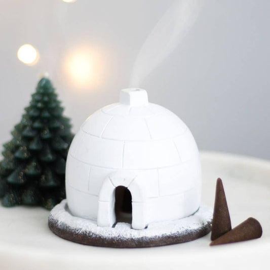 Incense Cone Burner - Winter Igloo