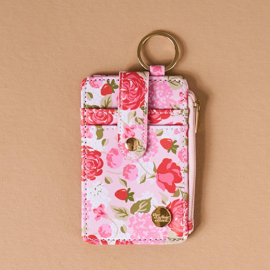 Keychain Wallet-Rose Garden