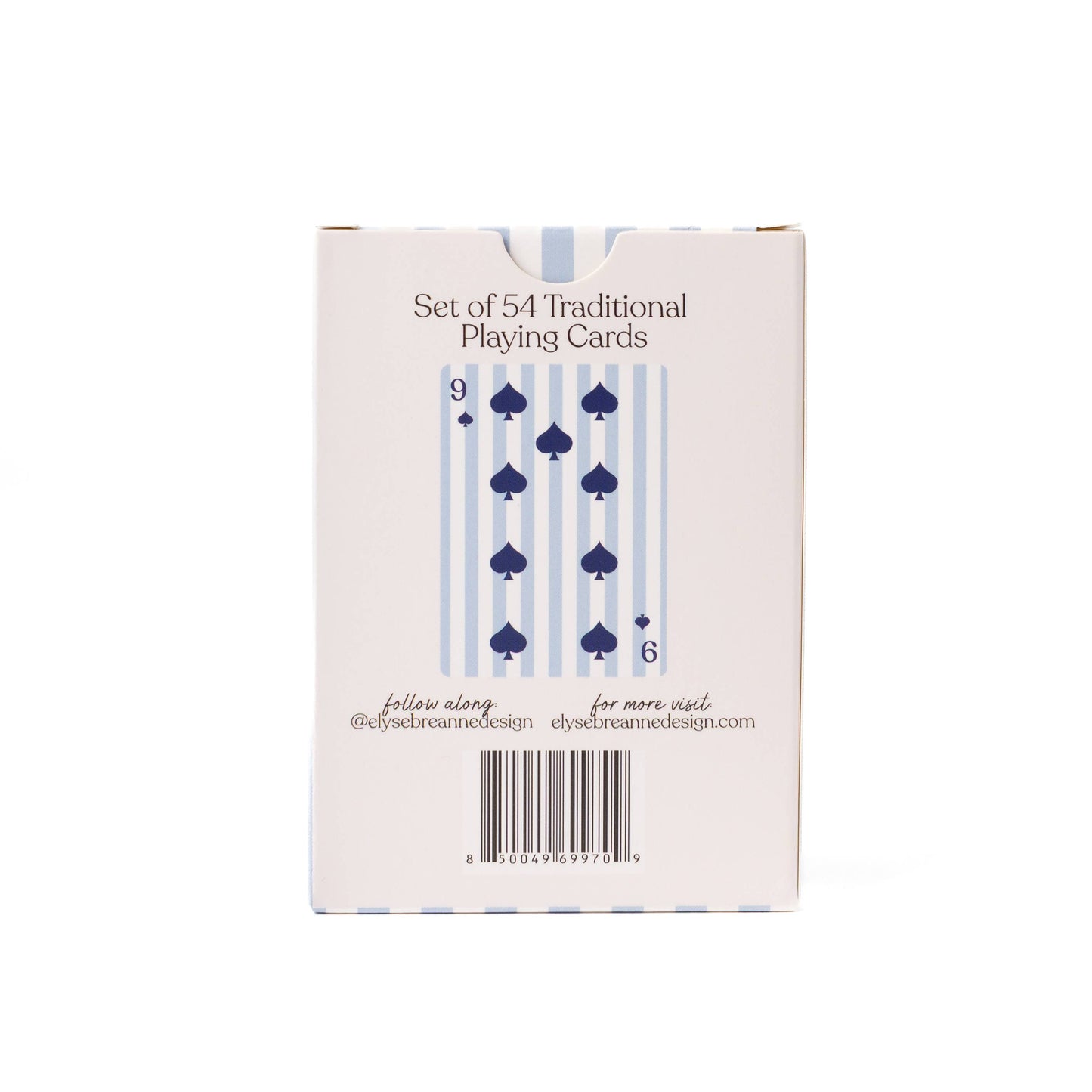Primavera x Blue Stripes Playing Cards