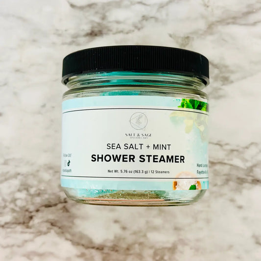 Mini Shower Steamers - Sea Salt + Mint